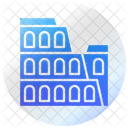 Colosseum Italy Building Icon