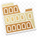 Colosseum Italy Building Icon