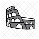Colosseum Rome Italy Icon