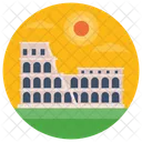 Colosseum Roman Colosseum Monument Icon