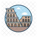 Colosseum Famous Building Landmark Icon