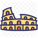 Colosseum Rome Italy Icon