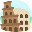 Colosseum Italy Rome Icon