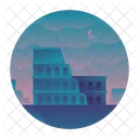 Colosseum Building Architecture Icon