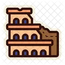 Colosseum Rome Italy Icon