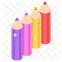 Colour Pencils Drawing Pencils Sketching Pencils Icon