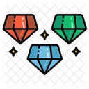 Colourful Diamonds  Icon