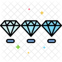 Colourful Diamonds Diamonds Gemstone Icon