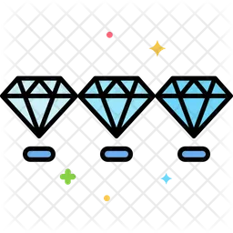 Colourful Diamonds  Icon