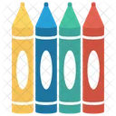 Colours Crayons Pencil Icon