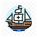 Columbus Day Usa Icon