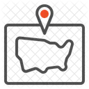 Columbus Map  Icon