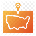 Columbus Map  Icon