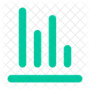 Column Down Chart Graph Icon