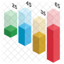 Bar Graph Bar Chart Charting Application Icon