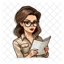 Columnist Writer Journalist Icon
