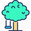 Arbol Diversion Disfrute Icono