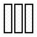 Coluna Web Layout Ícone
