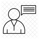 Coluna De Opiniao Opiniao Feedback Ícone