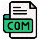 Com File Type File Format Icon