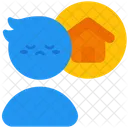 Com saudades de casa  Ícone