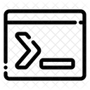 Comando Terminal Programacao Ícone