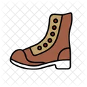 Combat Boots Footwear Military Icon