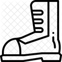 Combate Soldado Bota Ícone