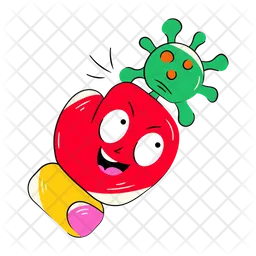 Combatendo bactérias  Ícone