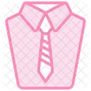 Combo Gravata E Camisa Icone Linha Duotonica Icon