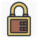 Combination Padlock Security Lock Icon