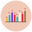 Combo Chart Statistics Combination Chart Icône