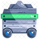Combustible Mine Trolley Coal Icon