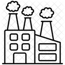 Combustibles Fosiles Mineria Fabrica Icono