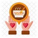 Voluntariado en comedor social  Icono