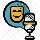 Comedy Podcast Broadcast Icon