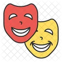 Comedy Mask Comedy Face Comedy Face Mask Icono