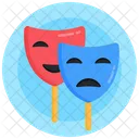 Face Masks Comedy Masks Theater Masks Icon