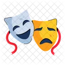 Acting Masks Comedy Masks Theater Masks Icon