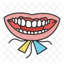 Comedy smiling mouth  Icon