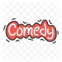 Comedy Typography Comedy Stand Up Comedy 아이콘