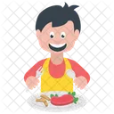 Comendo refeição  Ícone