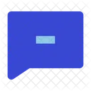 Comentar Menos Eliminar Cuadro De Chat Icono