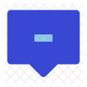 Comentar Menos Eliminar Cuadro De Chat Icono