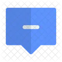 Comentar Menos Eliminar Cuadro De Chat Icono