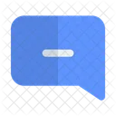 Comentar Menos Eliminar Cuadro De Chat Icono