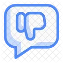 No me gusta el comentario  Icono