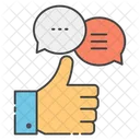 Chat De Comentarios Opiniones De Clientes Comentarios Icon