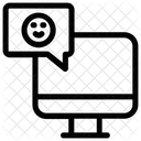 Comentarios De Chat En Linea Debates Sociales Opiniones De Mensajes Icono