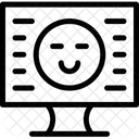 Comentarios En Linea Sonrisa En Linea Revision Positiva Icono
